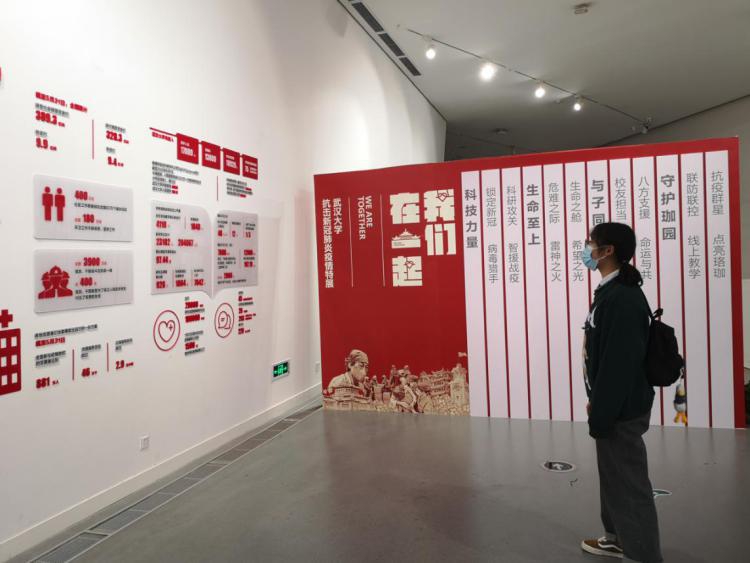 参观“我们在一起”红足1一世足球网官方网站抗击新冠肺炎疫情特展.jpg